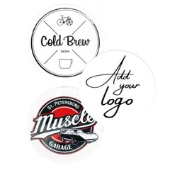 108 Pieces Matte White Custom Printed Stickers / Labels .75″ x .75″ Stickers