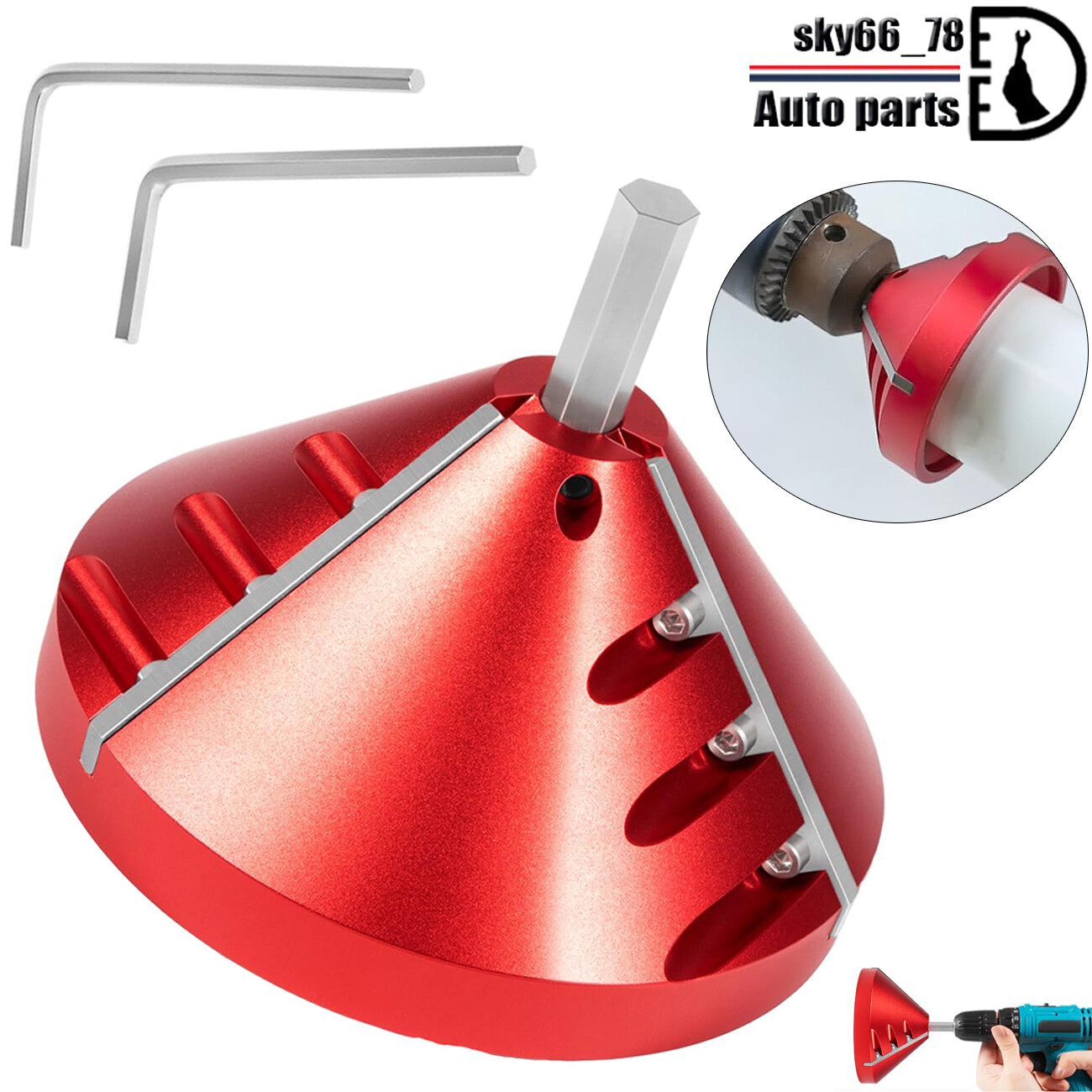 PVC Deburring Tool 2 In 1 Inner Outer Chamfer Reamer For CPVC ABS PP PE Pipe gallery