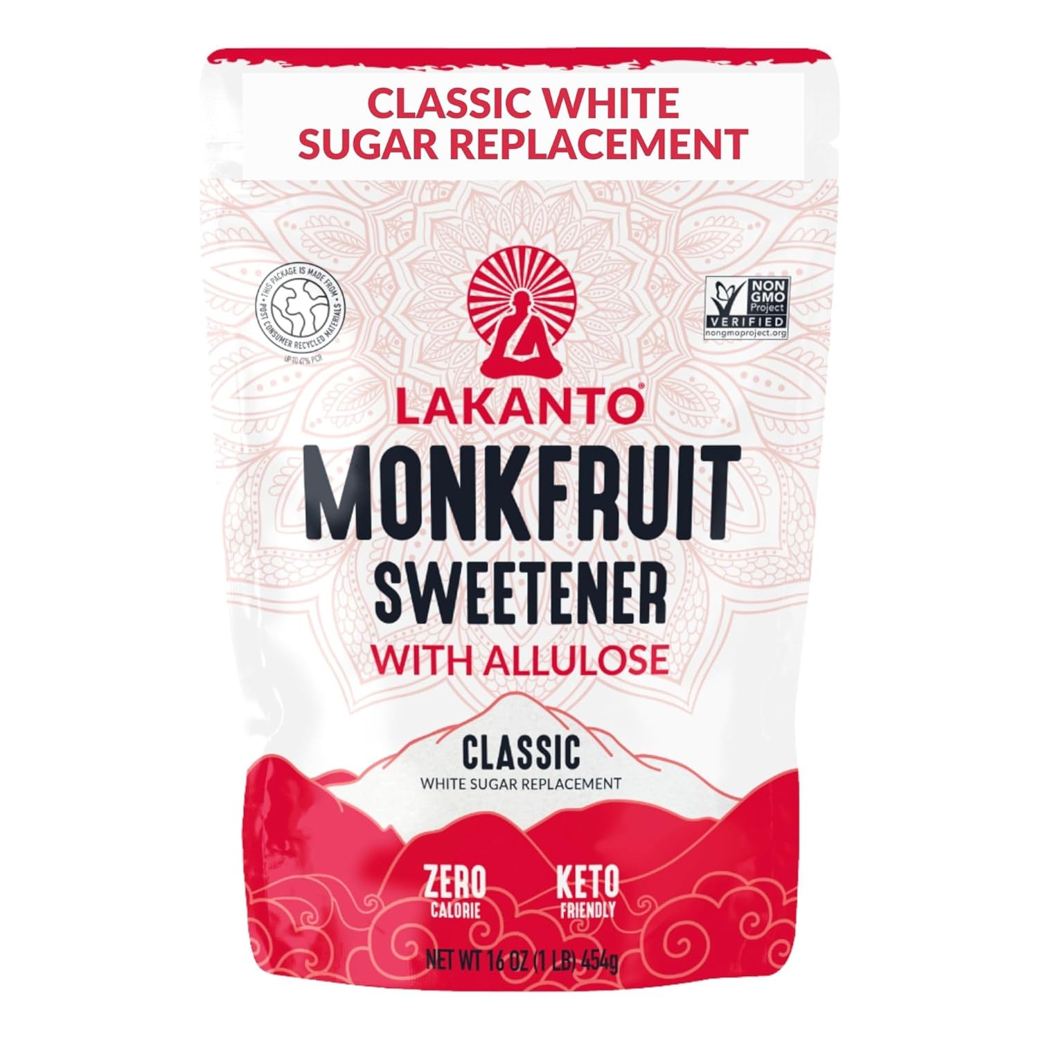Classic Monk Fruit Sweetener with Allulose, White Sugar Substitute from Monk Fru gallery