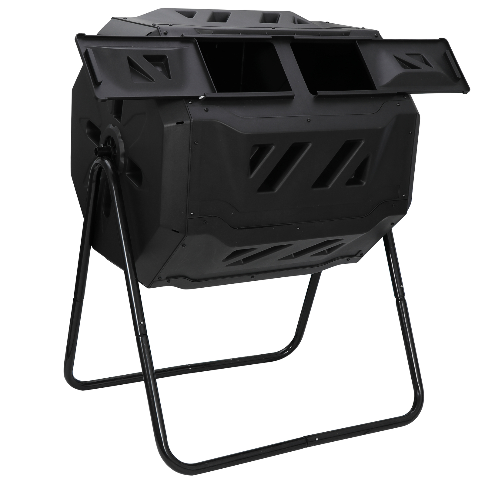 Chambers Composting Tumbler 43 Gallon Dual Outdoor Gardening Large Compost Bin gallery
