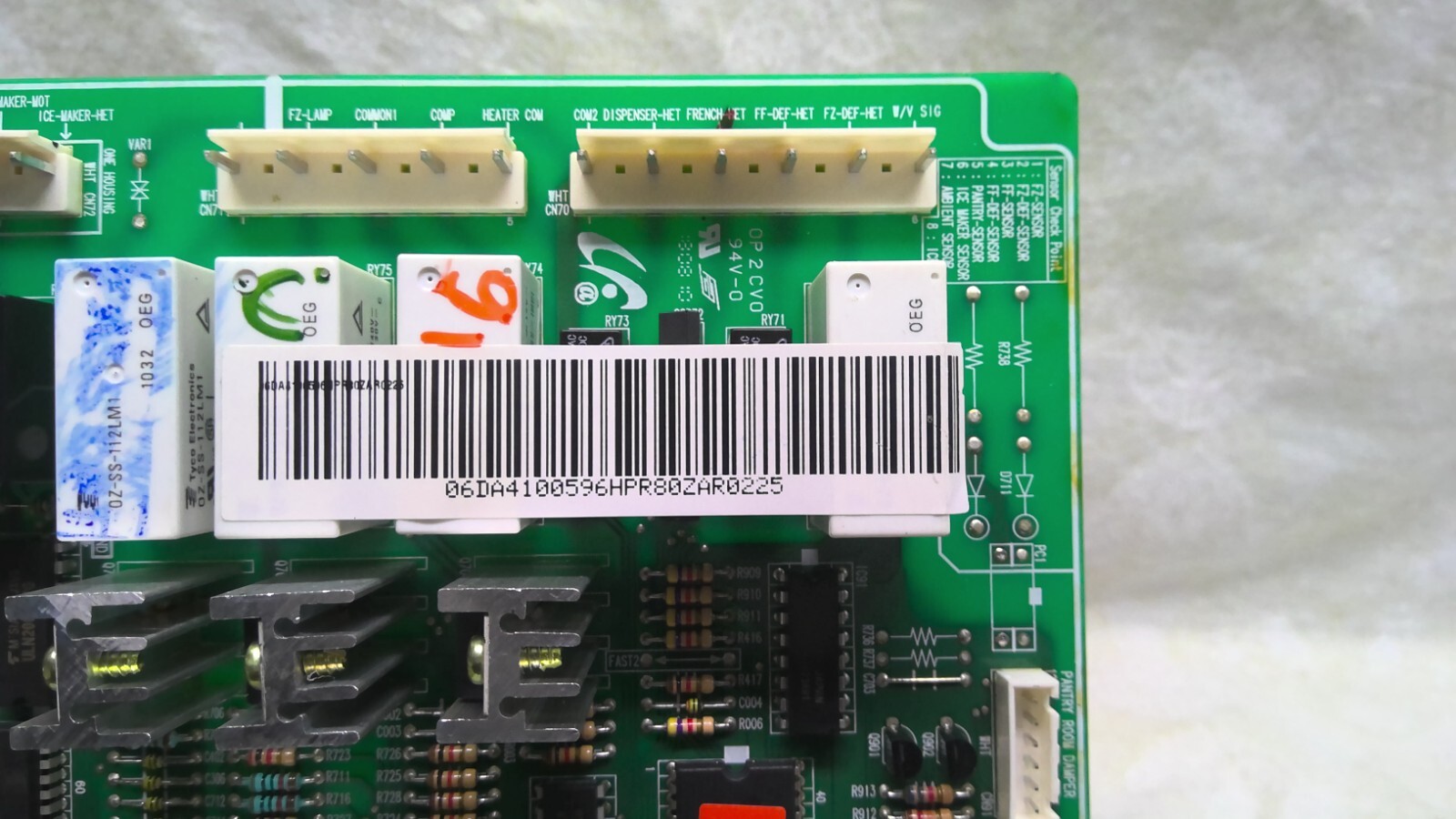 Samsung Refrigerator Control Board DA41-00596H gallery