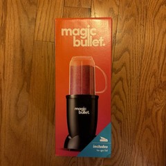 Magic Bullet Personal Blender Model MBR-0401WM Black Compact Blender