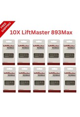 10 PACK LiftMaster 893MAX 3 Button Visor Remote Control Garage Door Opener B
