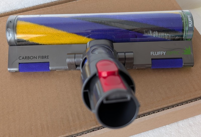 OEM Dyson Gen5 Laser Fluffy Cleaner Brush Head Outsize SV24 Detect SV23 New grey gallery
