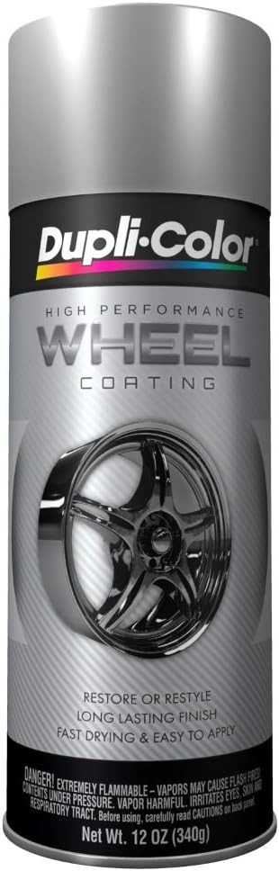 "Wheel Coating Spray Paint Car Trucks Metallic Silver Rims Stop Rust Durable New gallery