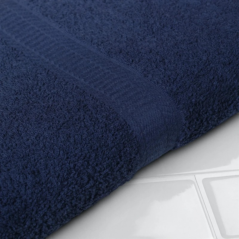 Mainstays Basic Bath Towel, Soft 100% Cotton and Highly Absorbent Bath Towel, Na gallery