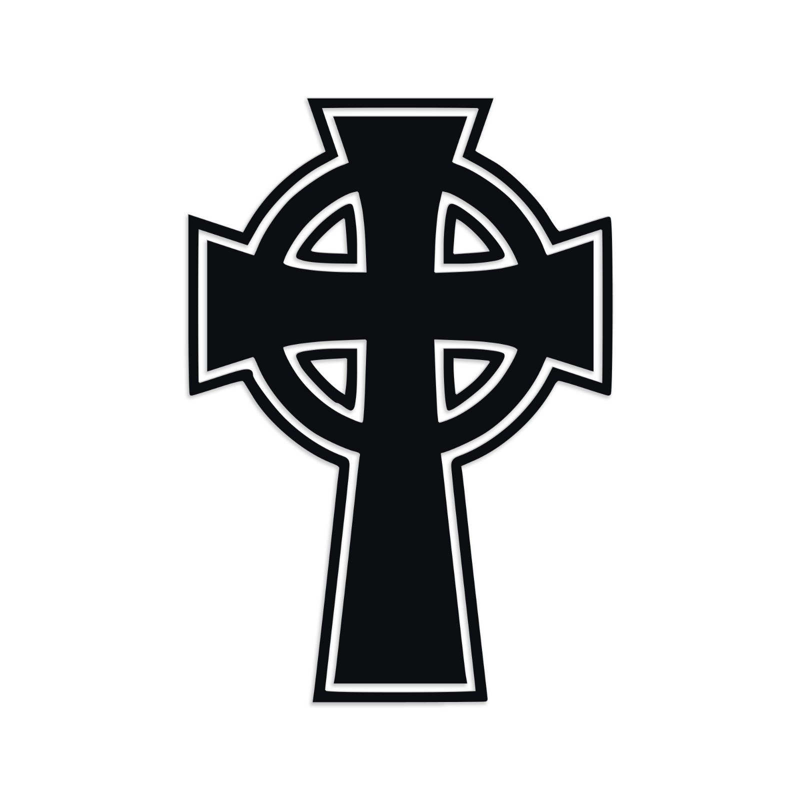 Celtic Cross Vinyl Decal V2 – Irish Ireland Christian Die Cut Sticker gallery
