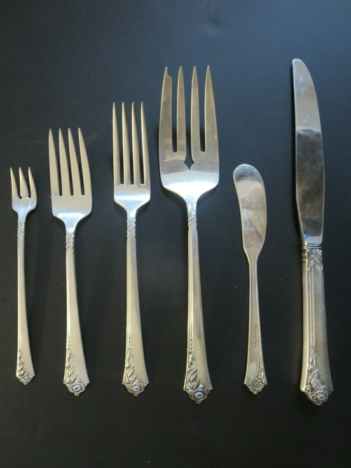 Oneida Heirloom Damask Rose Sterling Silver Flatware CHOICE NO MONO gallery