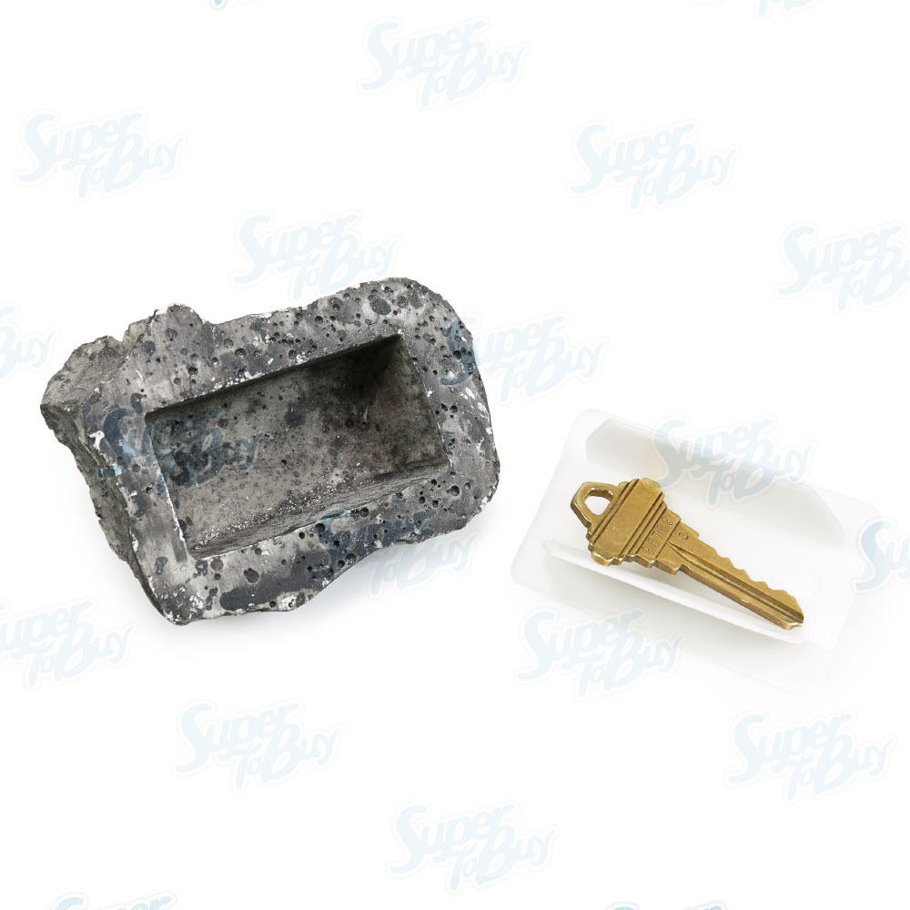 Hide-a-Key Realistic Looking Rock Safe Holder Outdoor Stone Look Spare Hider gallery