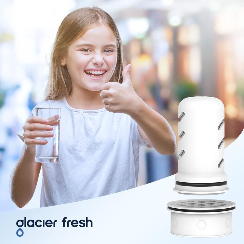 LS Home Compatible Water Pitcher Filter Carbon + Ion Exchange Chlorine Reduction gallery