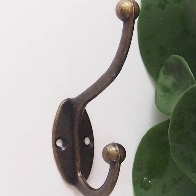 4 Pcs Metal Hooks Wall Mount Single Hooks Clothes Hat Holder Bracket for Home gallery