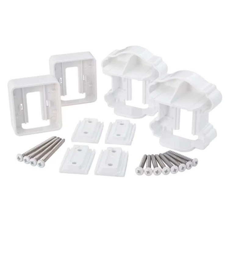 Fiberon 7191 Composite Railing White PVC Line Connector SPECIAL ORDER 446965 gallery