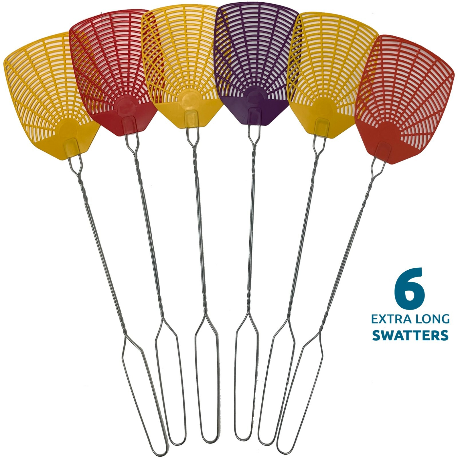 Bug & Fly Swatter – Extra Long Handle– Indoor / Outdoor– Pest Control flyswatter gallery