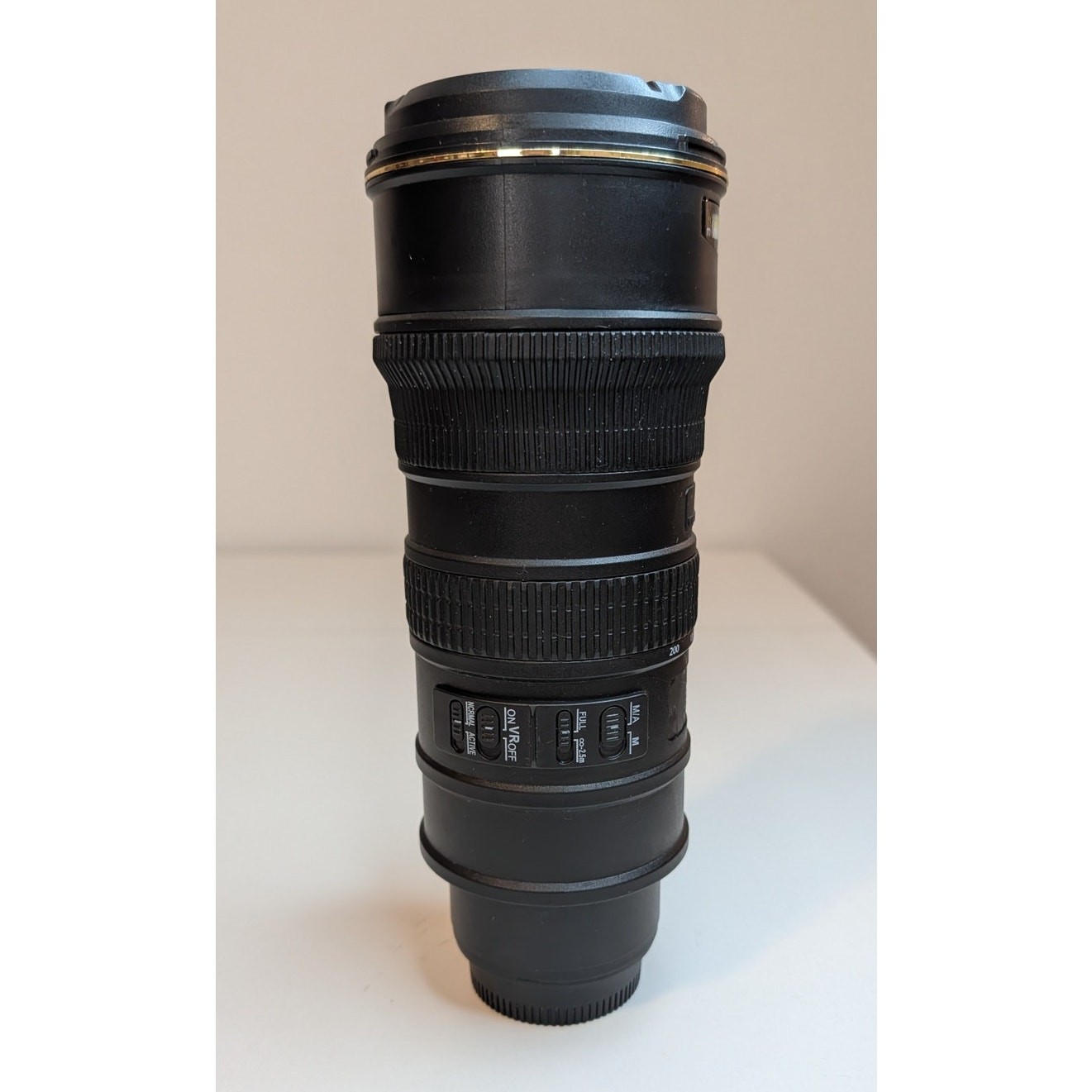 Nikon Zoom Camera Lens Water Bottle Insulated Travel Mug 12 oz gallery