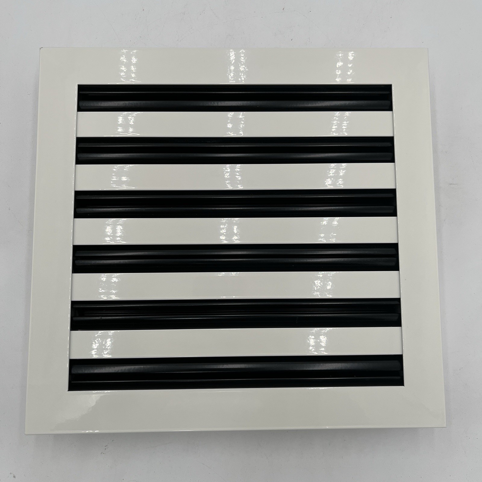 NEW!! 10" x 9.25" Linear 6 Slot Diffuser - White Modern Decorative AC Vent Cover gallery