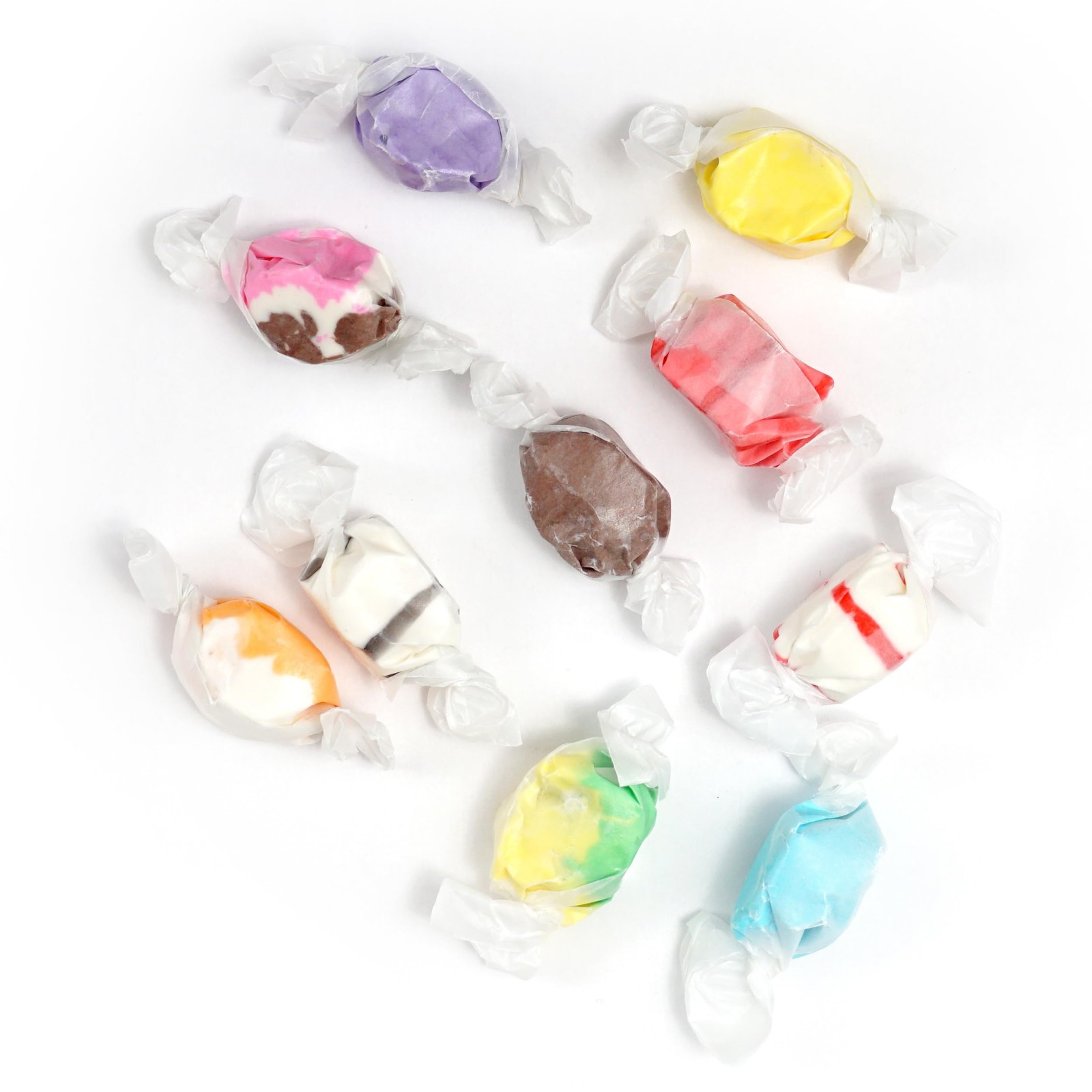 Salt Water Taffy Assorted Mix, 1 Pound Bulk Bag, 10 Assorted Flavors, Individ... gallery
