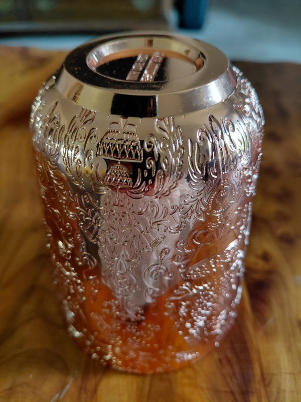 Absolut Elyx Demask Copper Moscow Mule Mug Embossed set of 6 pcs FREE SHIPPING gallery
