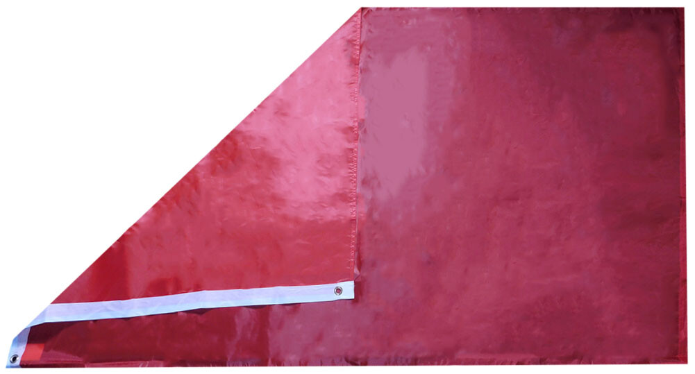 Red Solid Color Premium Quality 3x5 3'x5' Woven Poly Nylon Flag Banner gallery