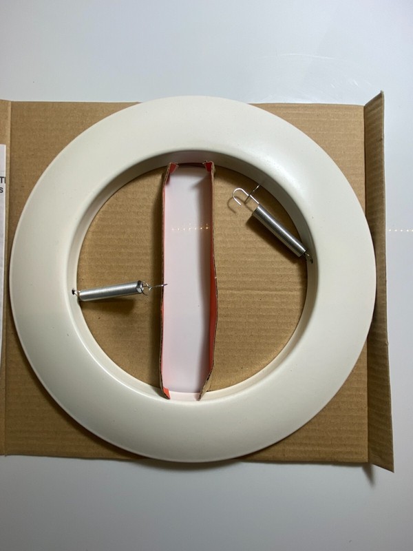 Recessed Light Downlight Trim OPEN EXPOSED BULB (6-Inch) With Springs NEW-IN-BOX gallery