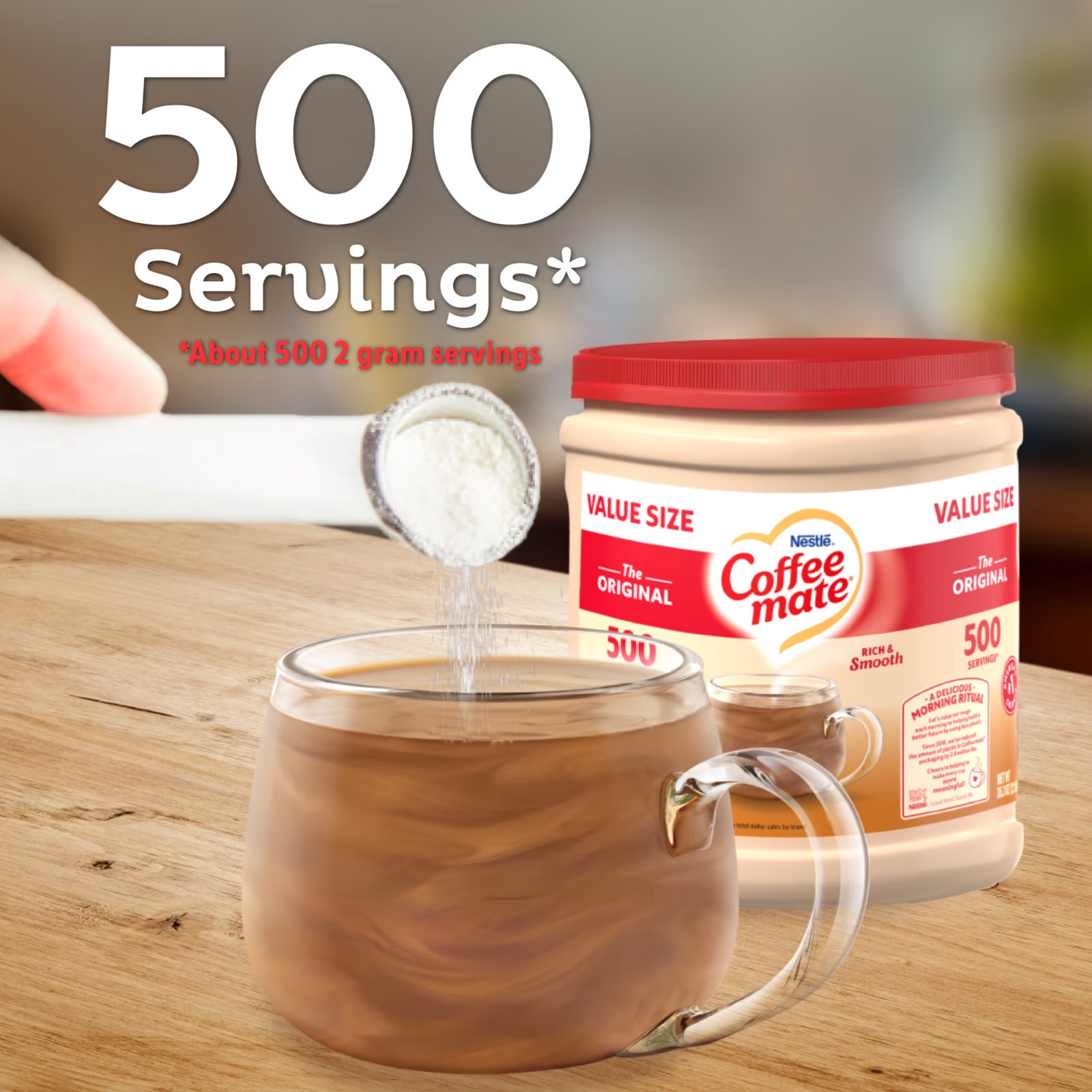 Coffee mate Original Powder Coffee Creamer, 35.3 oz-Free Shipping gallery