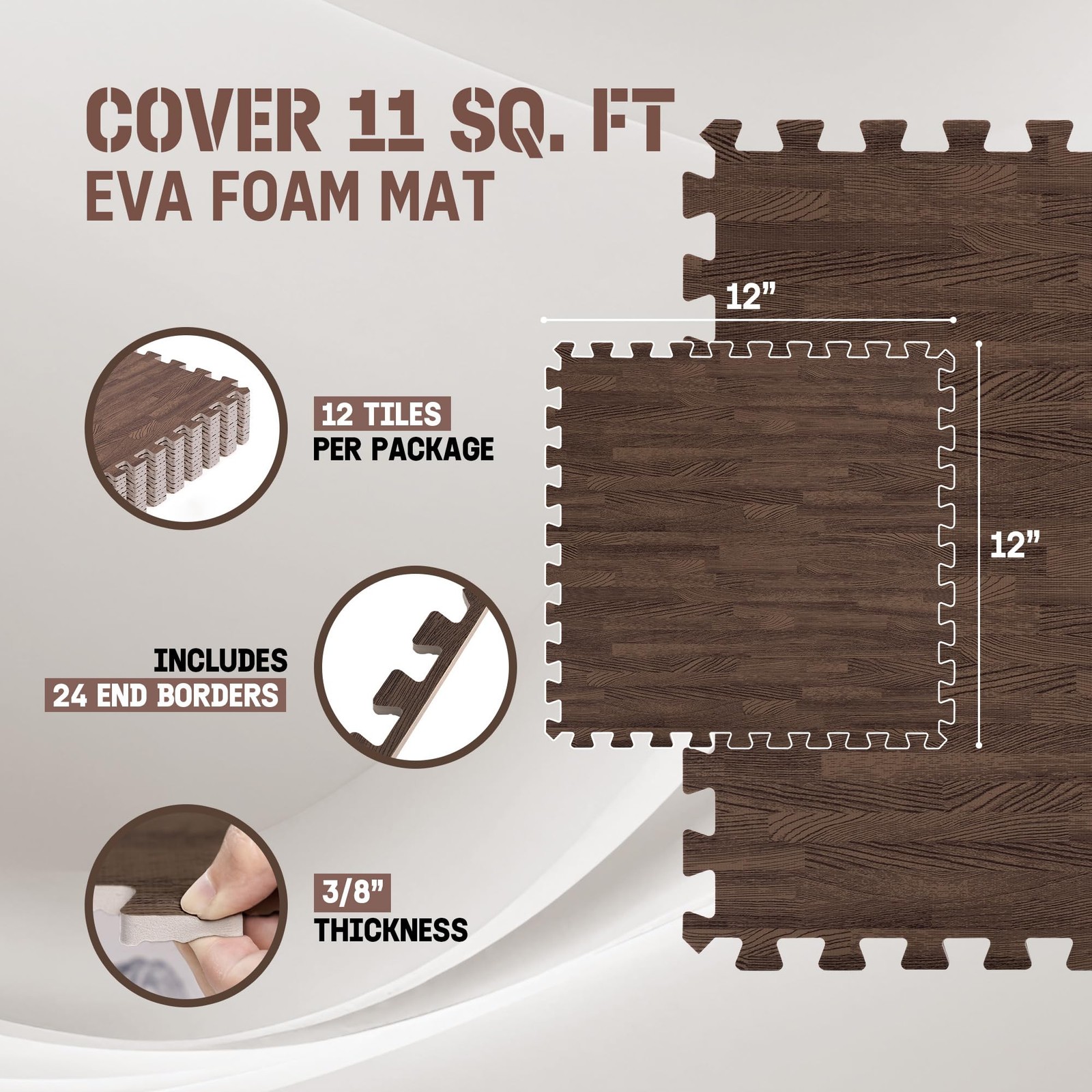 Yes4All Eva Interlocking Mats Puzzle Floor Tiles Foam Floor Padding Border For gallery
