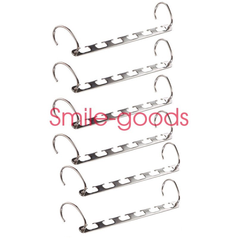6 Pack Magic Clothes Hangers Organizer Closet Space Saving Saver Metal Hanger gallery