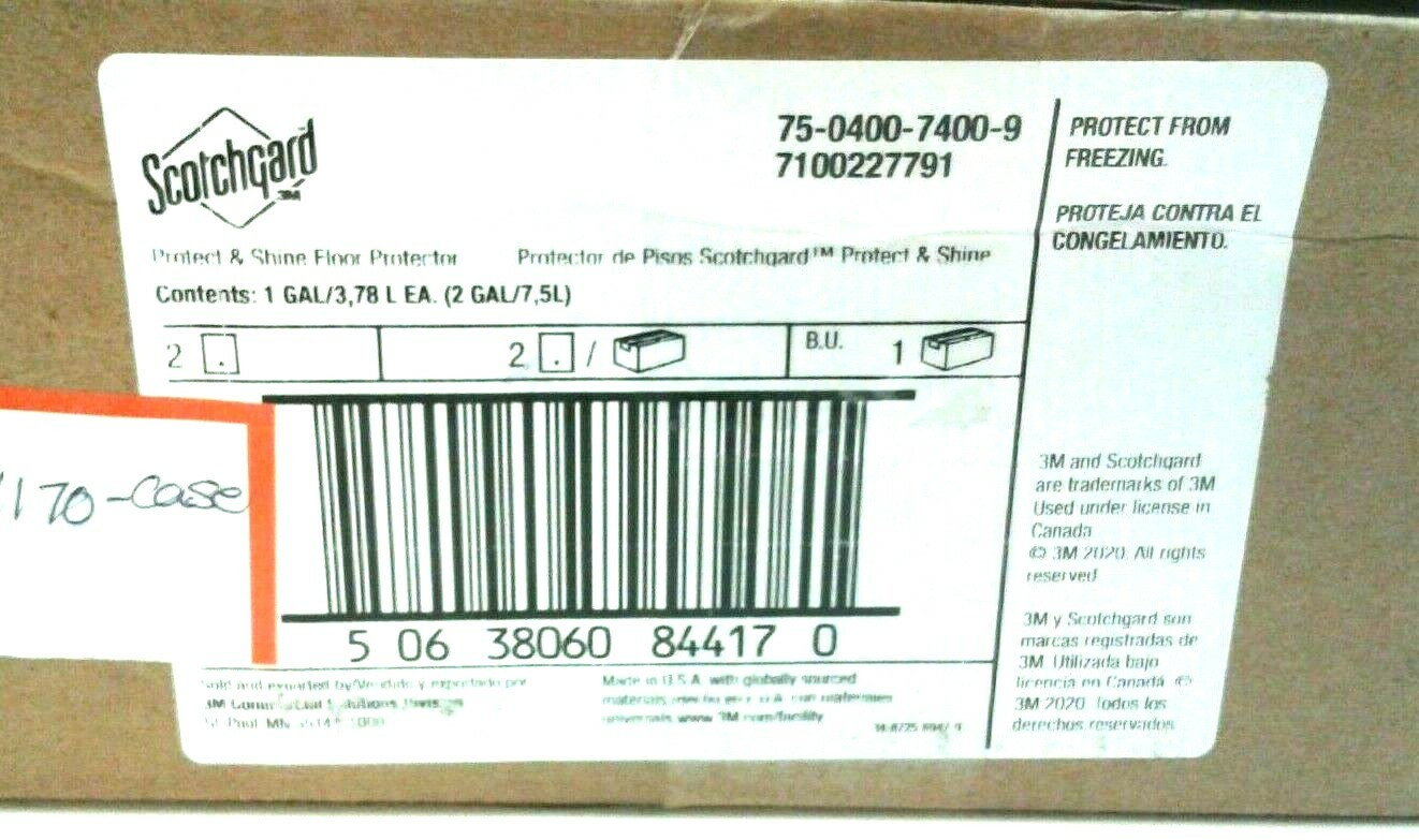 Scotchgard 75-0400-7400-9 Protect & Shine Floor Protector, Pk 2 (Each Bag 1 Gal) gallery