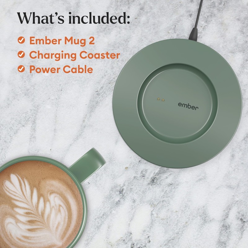 Smart Mug 14oz Temperature Control App Controlled Heated Rechargeable Ember gallery
