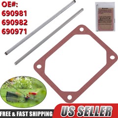 For Briggs & Stratton Push Rod Set & Valve Cover Gasket 690981 690982 690971