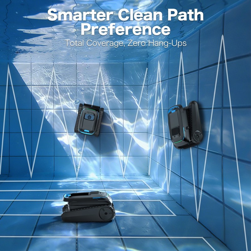 AIRROBO CP20 Automatic Robot Pool Cleaner Vacuum Robotic Inground Pools 3 Modes gallery