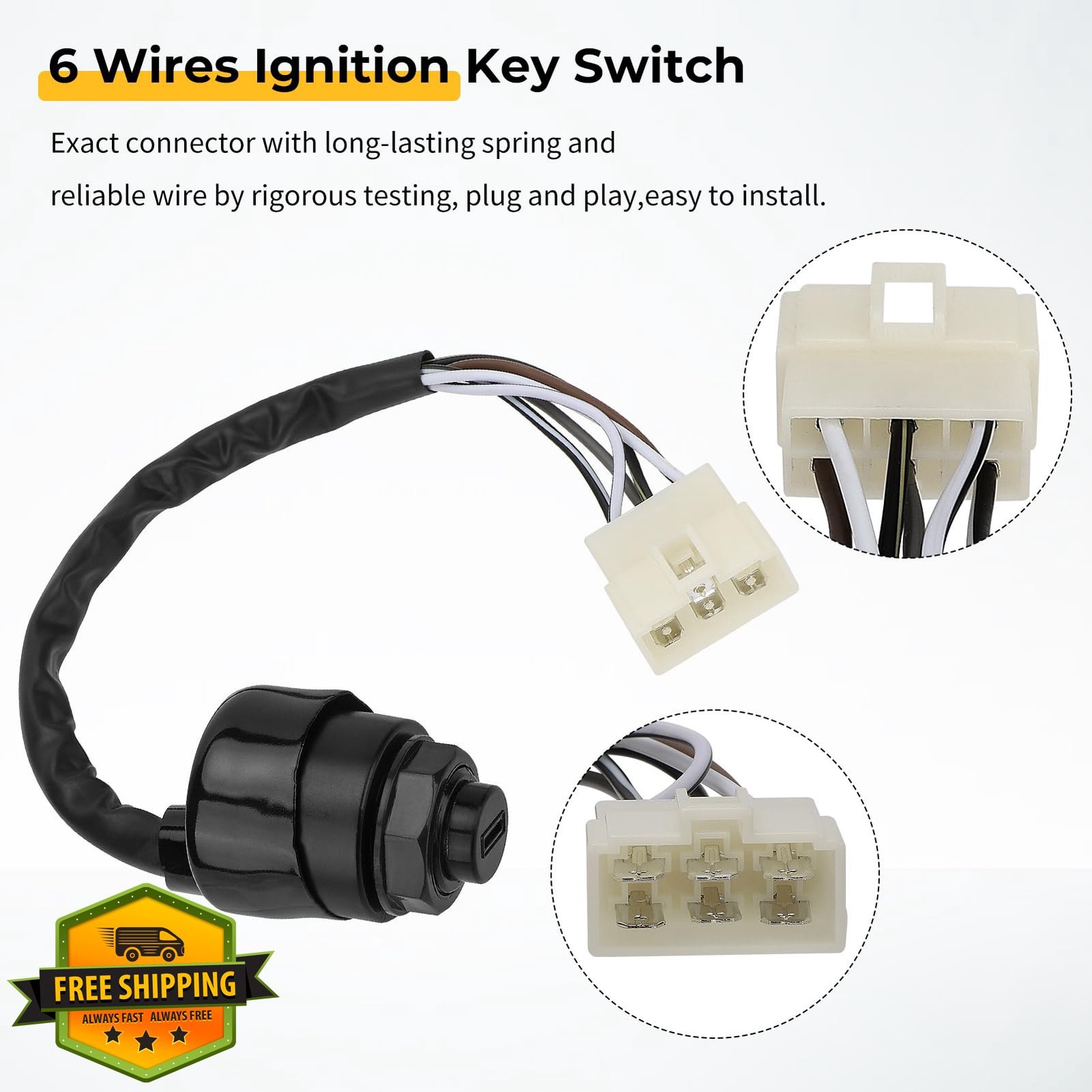 M MATI Ignition Key Switch Kawasaki Mule 2010-2023 gallery