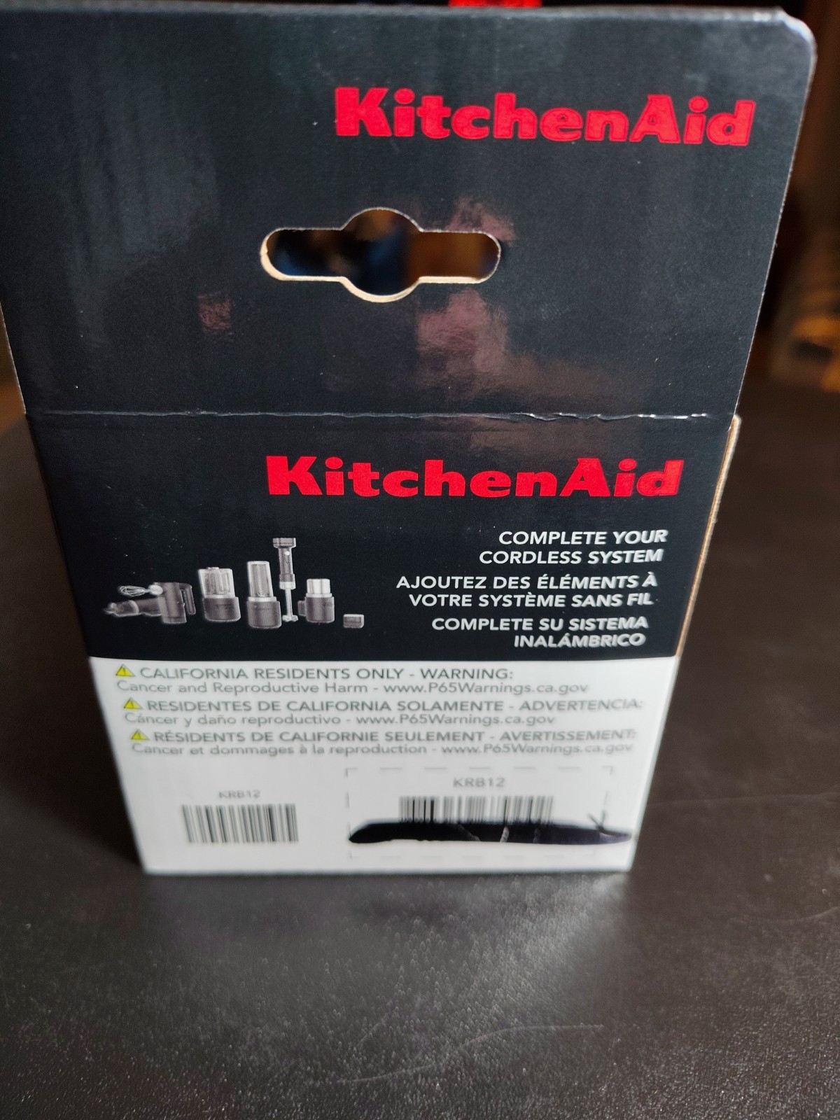 KitchenAid Go Cordless System Lithium Ion Battery 12V NEW Sealed Box gallery