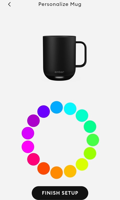 Ember Temperature Color Control Ceramic Smart Mug 10 Oz Black - App Controlled gallery