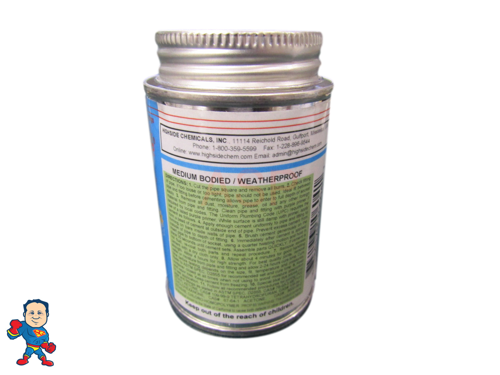 Leak Loc No Primer One-Step PVC Blue Glue 8oz for Hot Tub Spa Plumbing Repair gallery