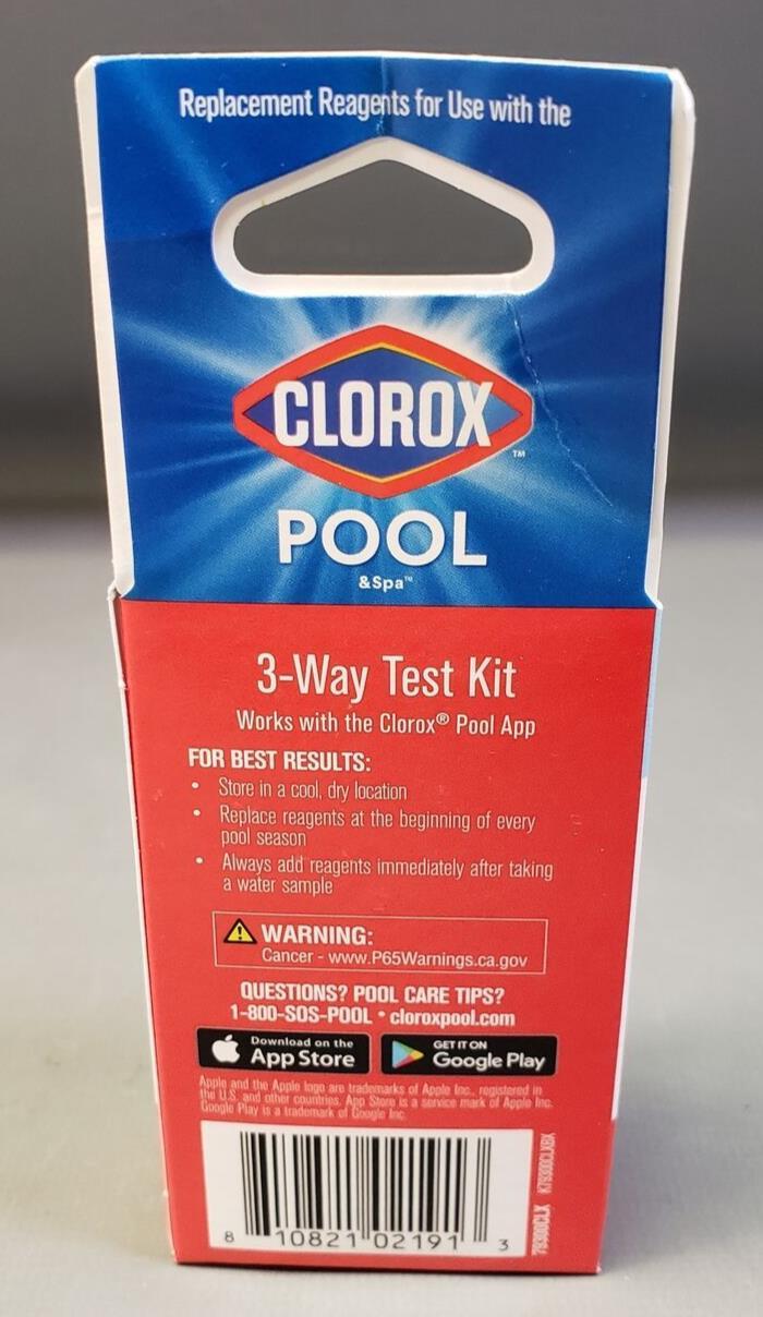 Clorox Pool&Spa 3-Way Reagent Refills for Swimming Pool Water Testing gallery