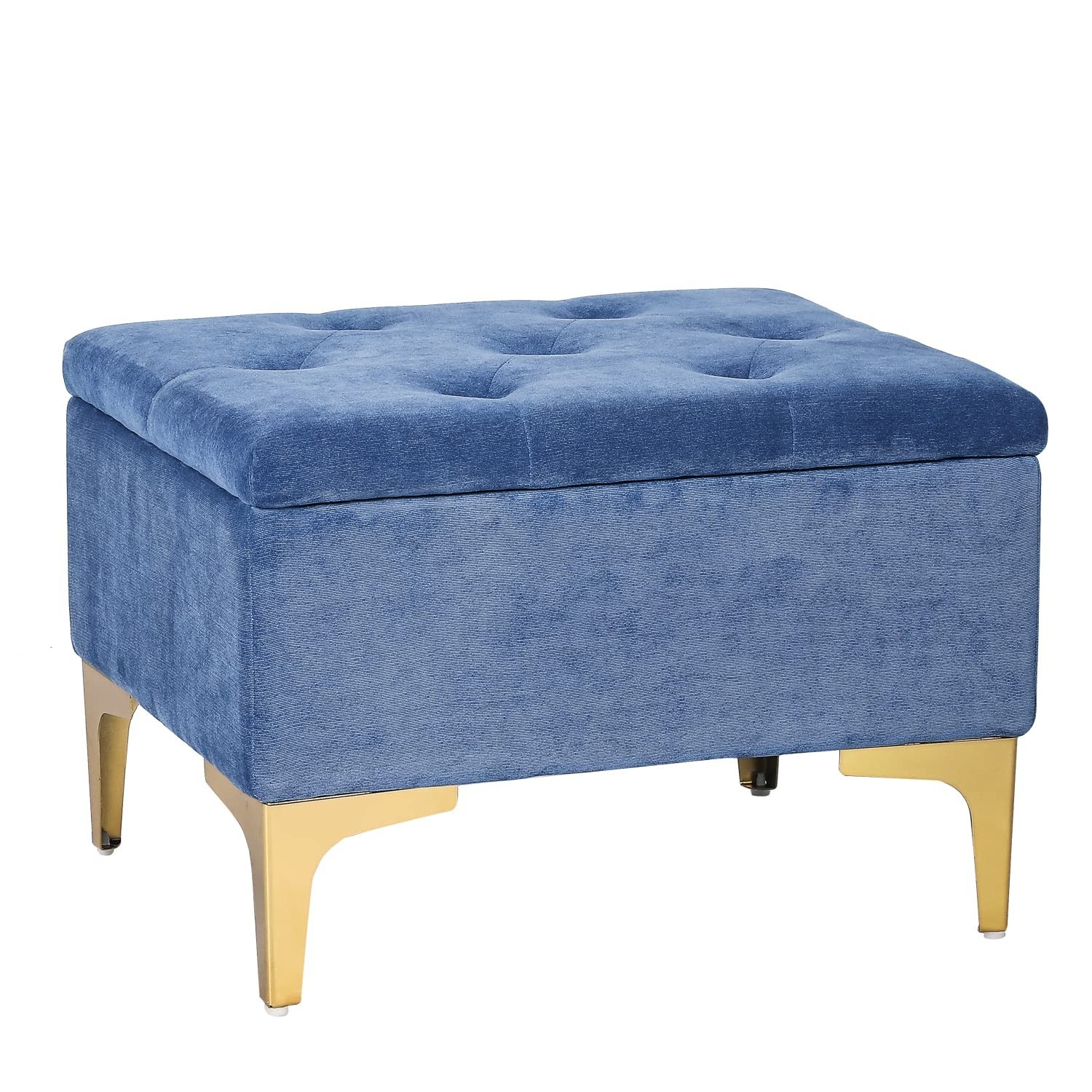 Homebeez 19.7 Inch Rectangular Contemporary Modern Storage Ottoman Coffee Tab... gallery