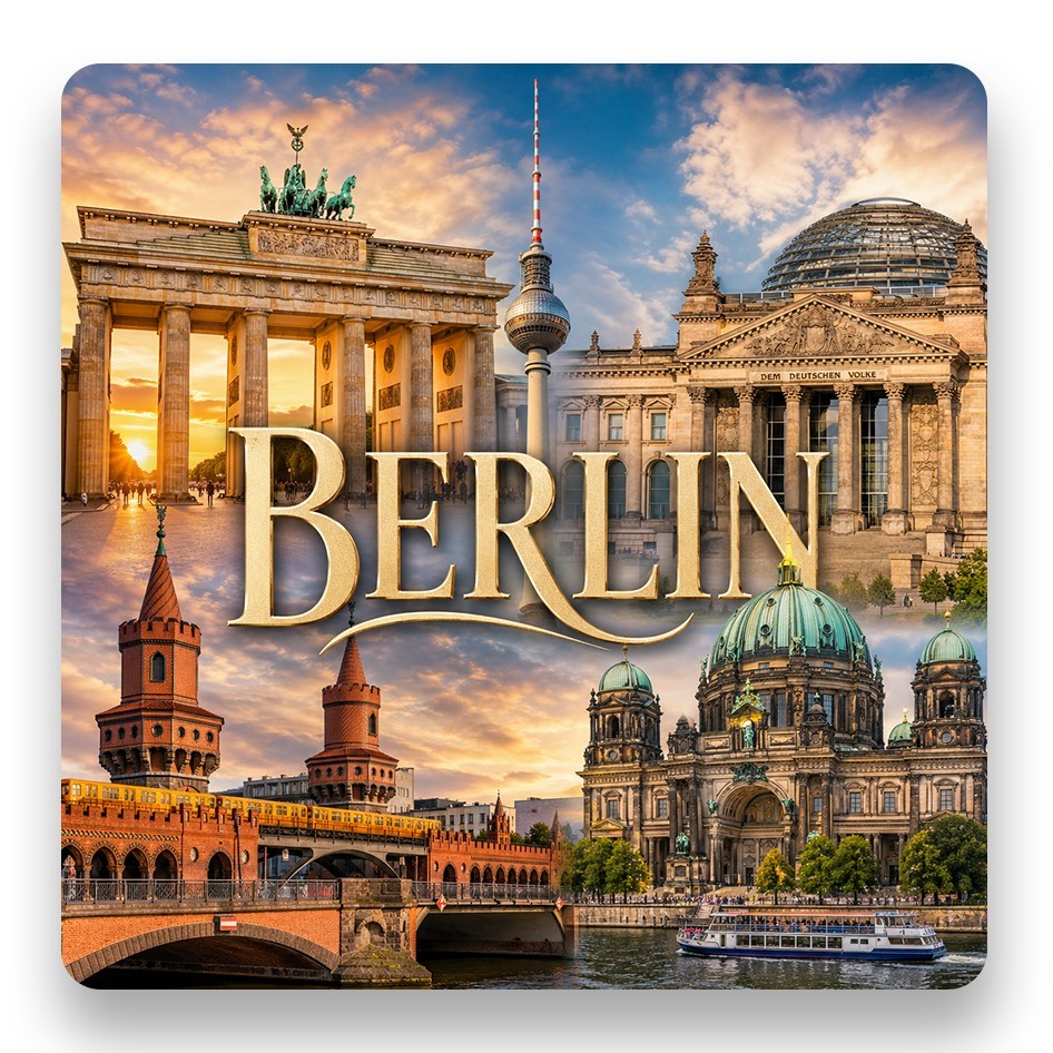 Germany Cities Magnet Souvenir Fridge Magnet Travel Gift 6.5cm gallery