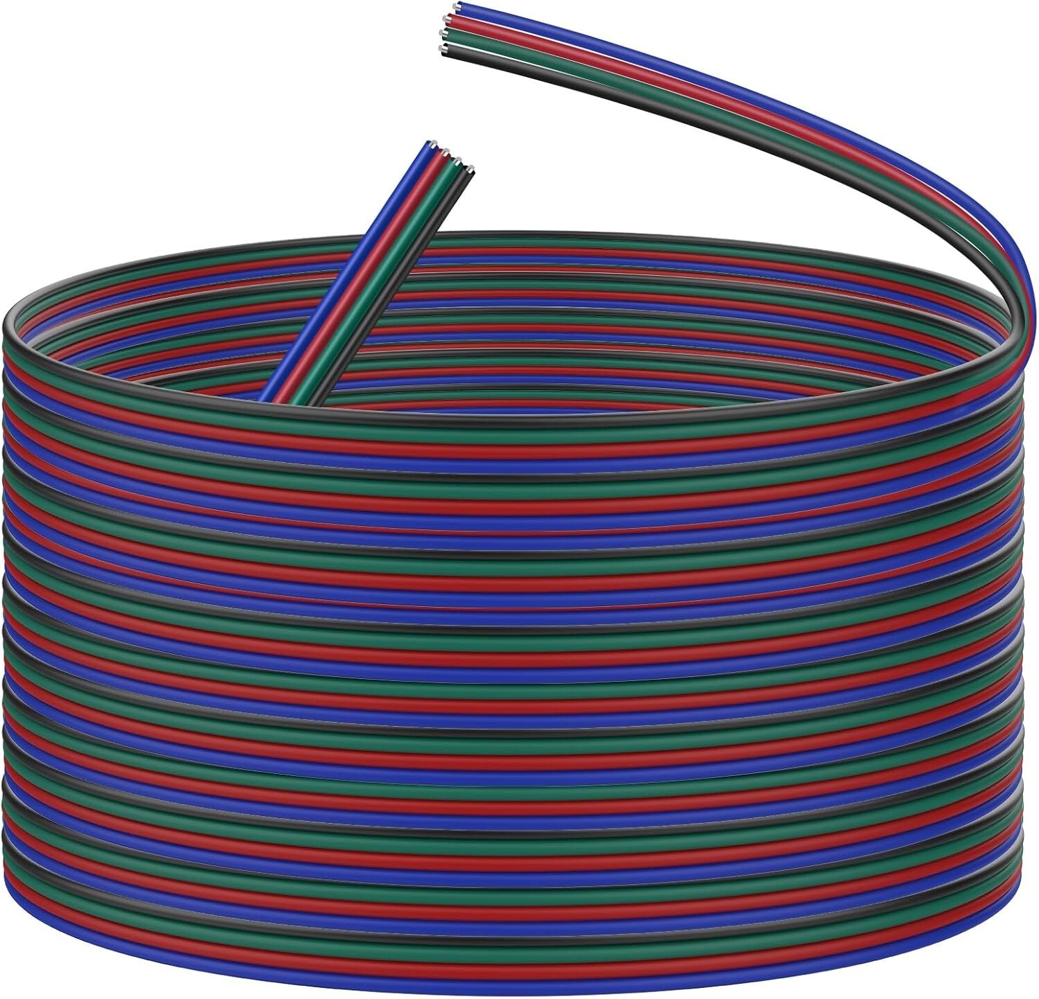 4-PIN RGB Extension Connector Wire Cable Cord For 3528/5050 RGB LED Strip Light gallery