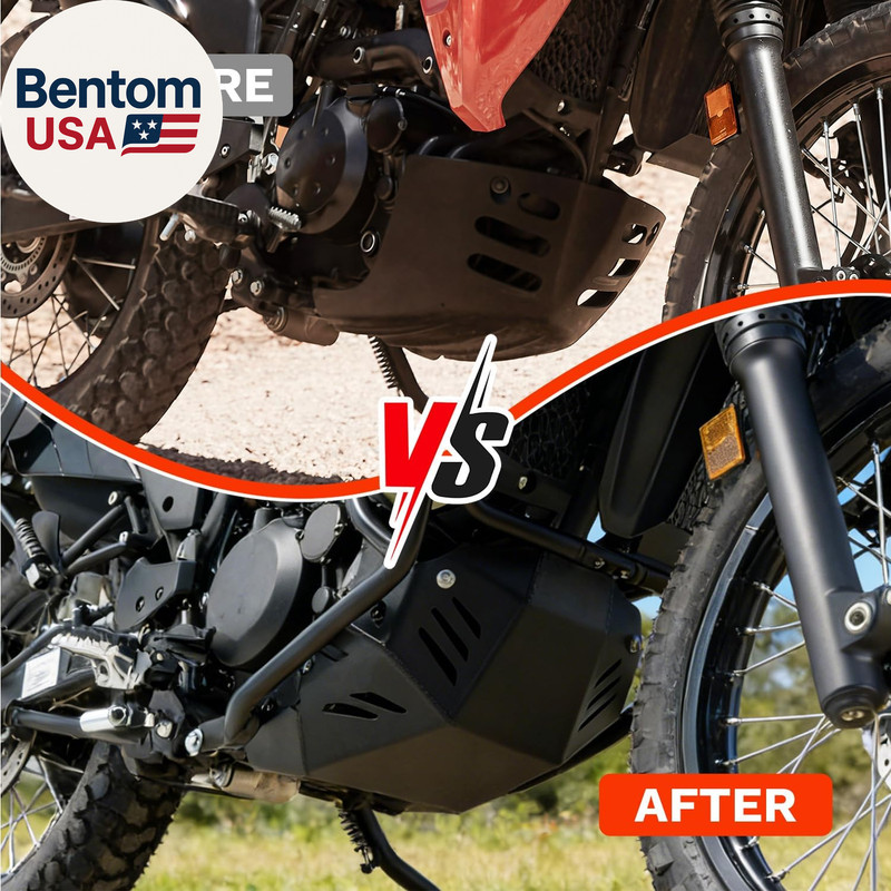Engine Guard Skid Plate Protector for KLR650 2008-2026, 4 MM Thick Belly Pan Eng gallery