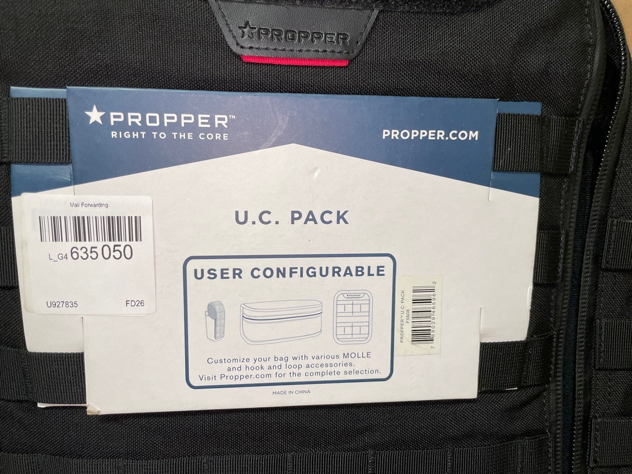 Propper® U.C. Pack Molle Marine Corps Style USMC Assault Tactical Backpack Black 3