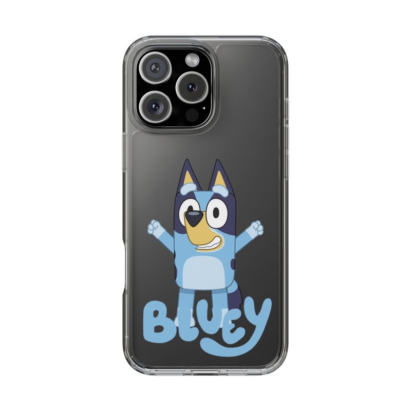 Bluey Fun Smiles iPhone 15/16 Series Clear Cases