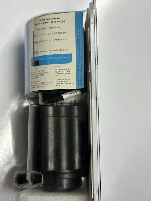 TotalPond Large Pond Pump 52676, Large Pond Pump with Flow Control, 800 GPH NEW gallery