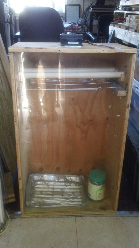 Homemade Biltong Box, 32inx19inx12in, Glass Front, No Shipping, Locals Only, NEW gallery