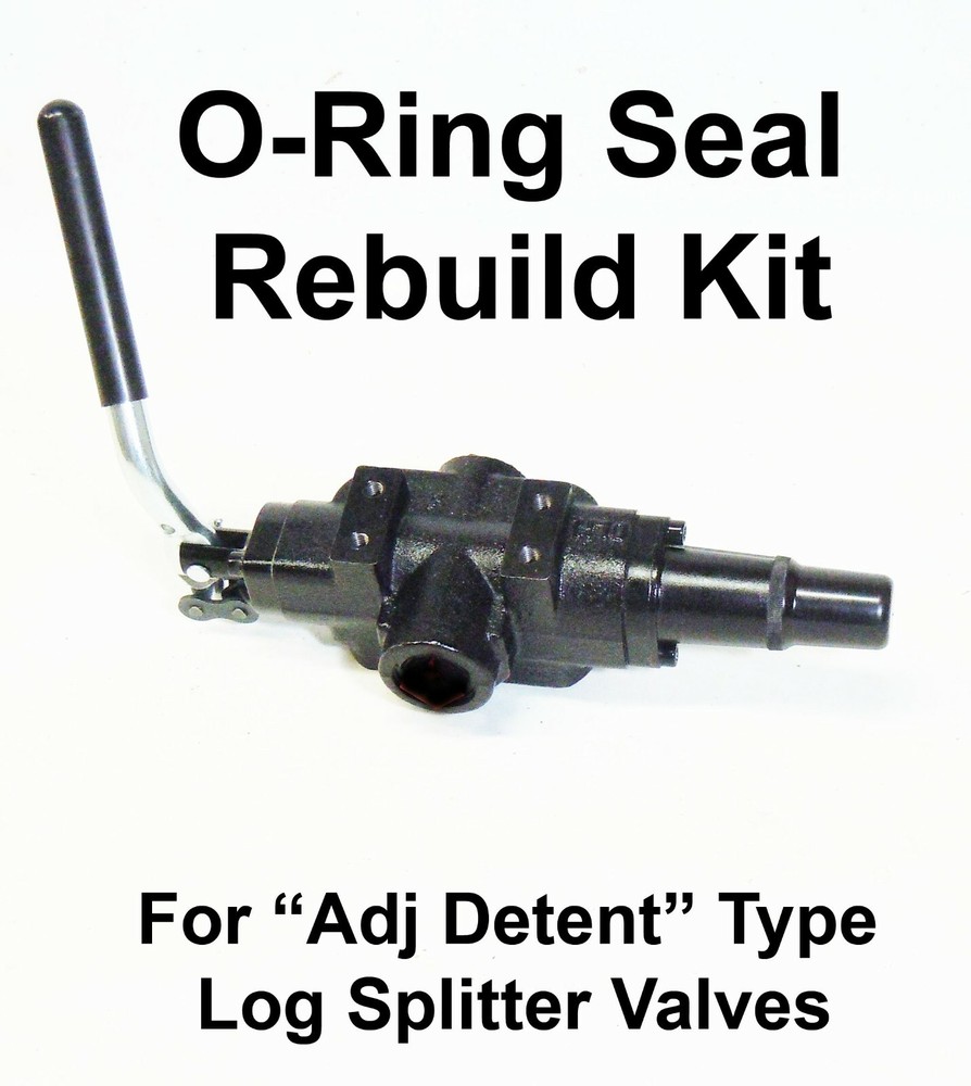 O-Ring Rebuild Kit Adjustable Detent Hydraulic Log Splitter Control Valve LVA1