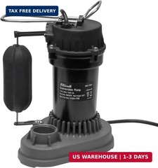 XtremepowerUS Automatic 1/2HP 3800GPH Submersible Sump Pump Aluminum Alloy with