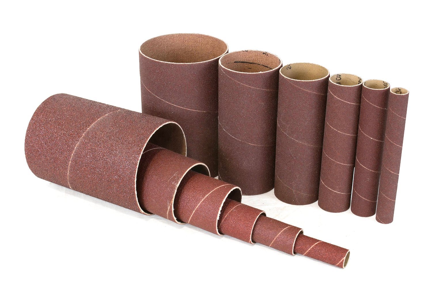 WEN 6510SP150 Oscillating Spindle Sanding Sleeves Combo Pack, 150-Grit, 12-Pack gallery