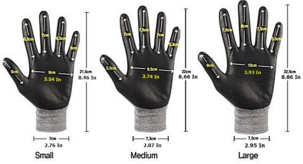 3M Nitrile Rubber Coated Work Gloves, Thin TouchScreen Washable 10 Pack Green gallery