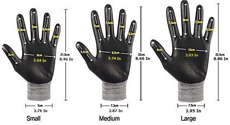 3M Nitrile Rubber Coated Work Gloves, Thin TouchScreen Washable 10 Pack Green gallery