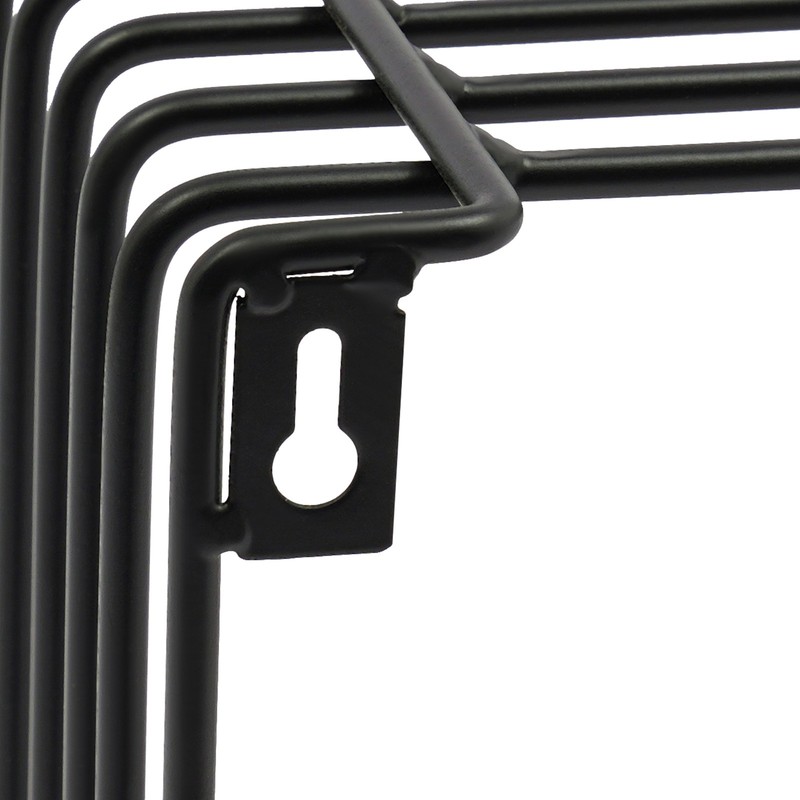 Side Table, Square Geometry Side Table, Linear Metal End Table gallery