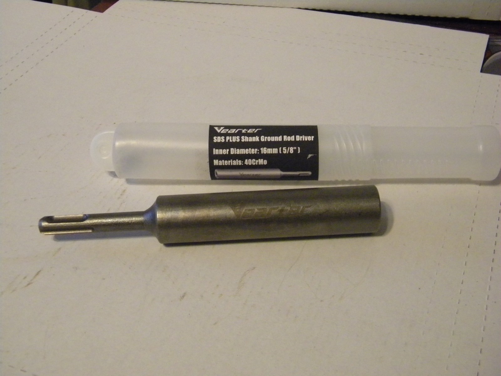 VEARTER Ground Rod Driver for 5/8 Inch and 3/4 Inch Ground Rods 13/16" X 6-11/1 gallery
